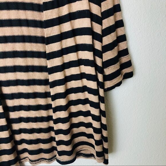 EUC Notations Striped Cardigan Sweater - Picture 4 of 6